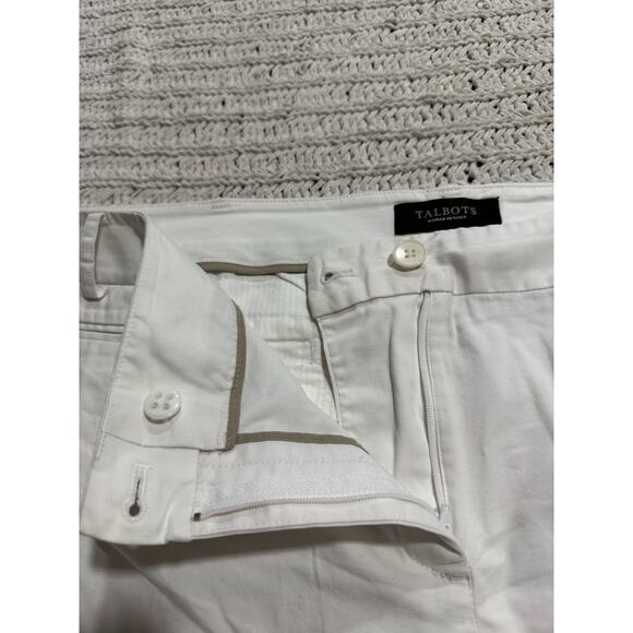 Talbots Chino Shorts Women's Plus Size 20WP Petite White 9" Inseam 20 - Picture 7 of 9